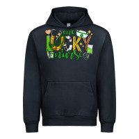 Navy st patricks day one lucky nurse Urban Hoodie - Neo Western