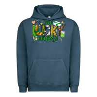Pigment Midnight Navy st patricks day one lucky nurse Urban Hoodie - Neo Western