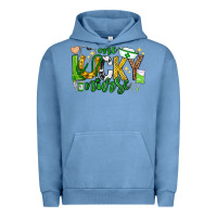 Pigment Pebble Blue st patricks day one lucky nurse Urban Hoodie - Neo Western