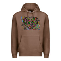 Chestnut i love teaching Premium Hoodie - CowhideDigitalArt