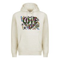 Oatmeal Heather i love teaching Premium Hoodie - CowhideDigitalArt
