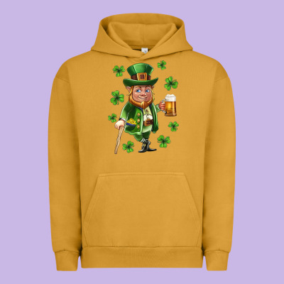 St Patricks Elf Urban Hoodie Designed By Neo Western