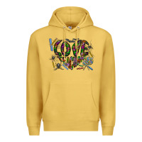 Antique Gold i love teaching Premium Hoodie - CowhideDigitalArt