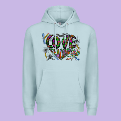 I Love Teaching Premium Hoodie Designed By Cowhidedigitalart