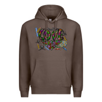 Coffee i love teaching Premium Hoodie - CowhideDigitalArt