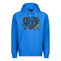 True Royal i love teaching Premium Hoodie - CowhideDigitalArt