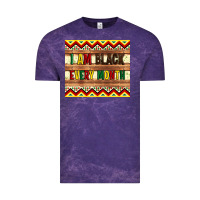 Cloud Purple i am black every month Vintage Tee - Artiststas