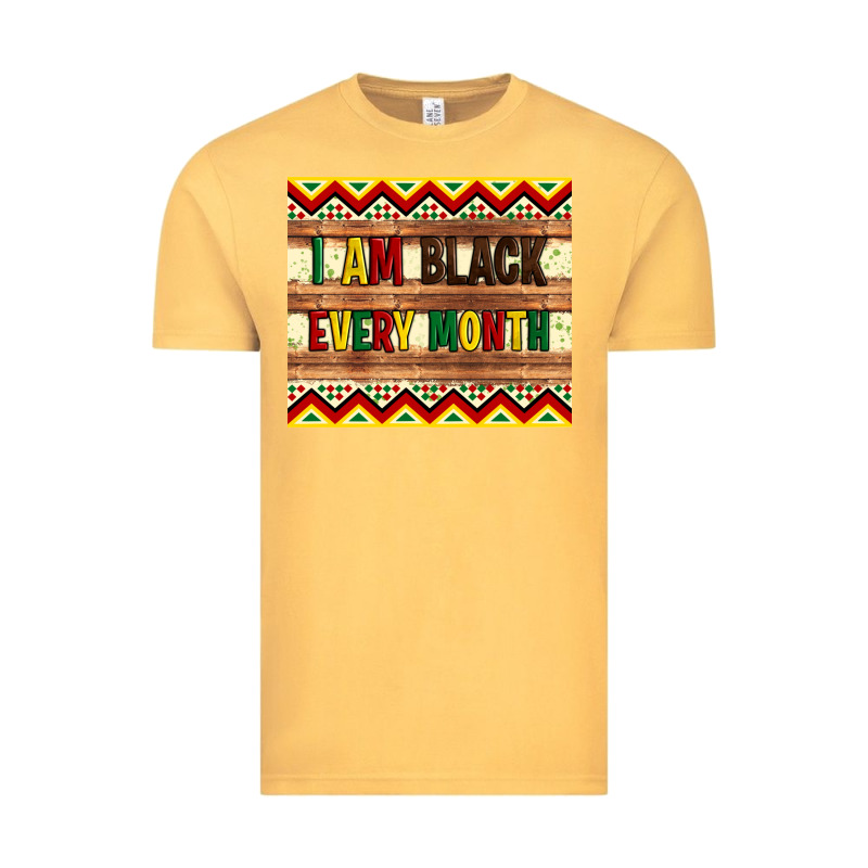 I Am Black Every Month Vintage Tee by Artiststas | Teevron