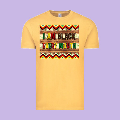 I Am Black Every Month Vintage Tee Designed By Artiststas