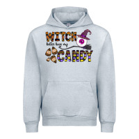 Heather Grey Witch Better Have My Candy Urban Hoodie - CowhideDigitalArt