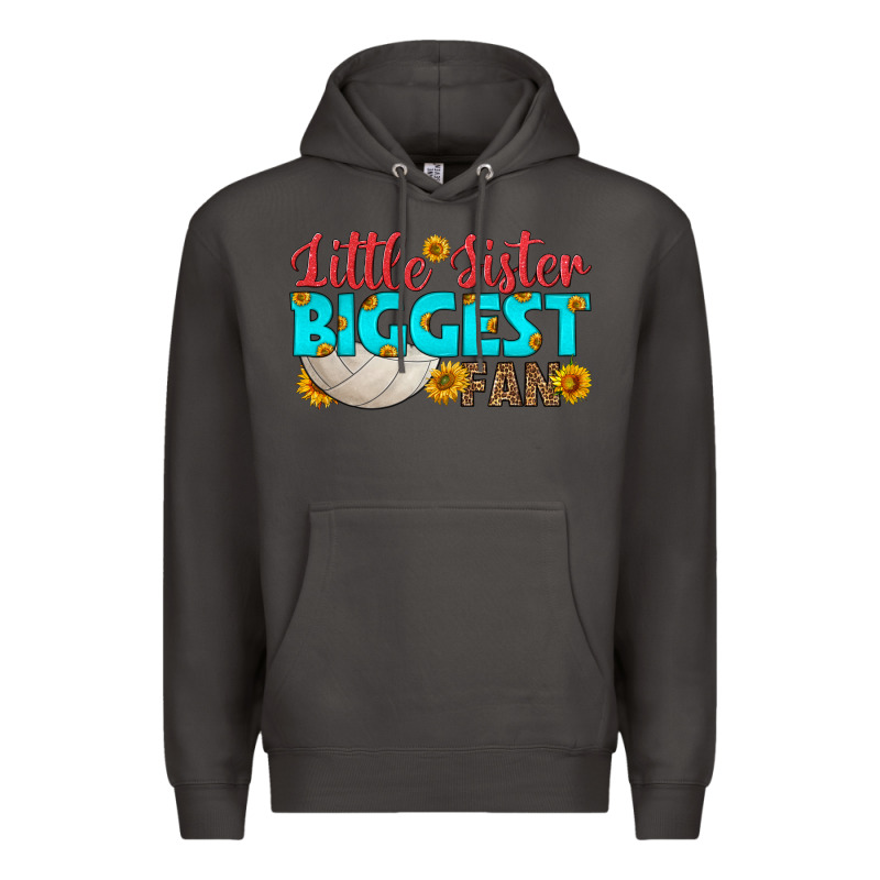 Little Sister Biggest Fan Premium Hoodie by HRA Design Shop | Teevron