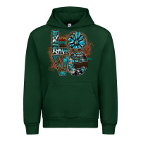 Foreset Green love Urban Hoodie - SublimationCraftShop