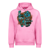 Fuchsia Pink love Urban Hoodie - SublimationCraftShop