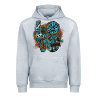 Heather Grey love Urban Hoodie - SublimationCraftShop