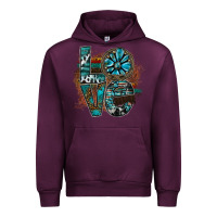 Mauve Wine love Urban Hoodie - SublimationCraftShop