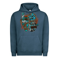 Pigment Midnight Navy love Urban Hoodie - SublimationCraftShop