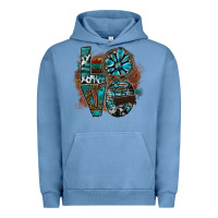 Pigment Pebble Blue love Urban Hoodie - SublimationCraftShop