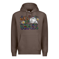 Coffee let's go ghouls Premium Hoodie - CowhideDigitalArt