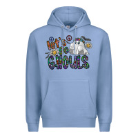 Colony Blue let's go ghouls Premium Hoodie - CowhideDigitalArt