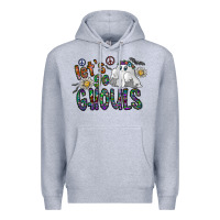 Heather Grey let's go ghouls Premium Hoodie - CowhideDigitalArt