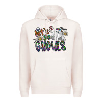 Pale Pink let's go ghouls Premium Hoodie - CowhideDigitalArt