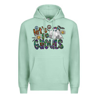 Seafoam let's go ghouls Premium Hoodie - CowhideDigitalArt