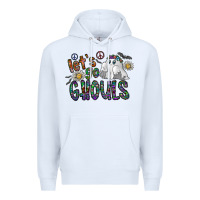 White let's go ghouls Premium Hoodie - CowhideDigitalArt