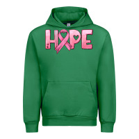 Emerald hope and pink ribbon Urban Hoodie - HRA Design Shop