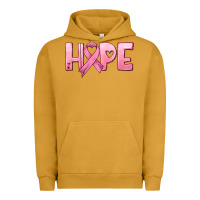 Pigment Peanut Butter hope and pink ribbon Urban Hoodie - HRA Design Shop