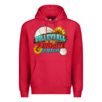 Cardinal volleyball is my favorite season Premium Hoodie - HRA Design Shop