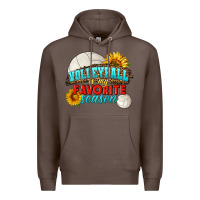 Coffee volleyball is my favorite season Premium Hoodie - HRA Design Shop
