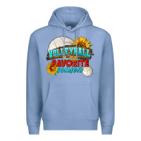 Colony Blue volleyball is my favorite season Premium Hoodie - HRA Design Shop