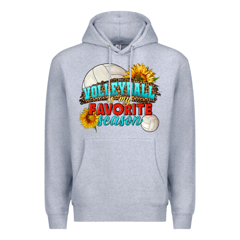 Volleyball Is My Favorite Season Premium Hoodie by HRA Design Shop | Teevron
