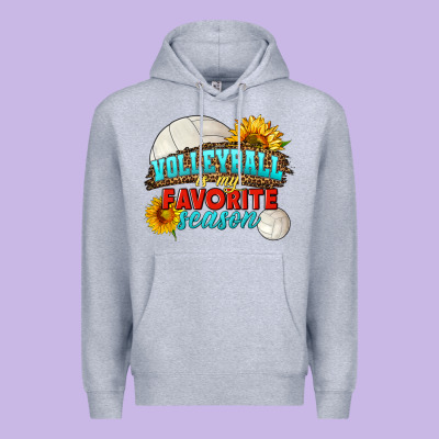 Volleyball Is My Favorite Season Premium Hoodie Designed By Hra Design Shop