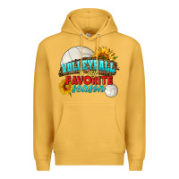 Mustard volleyball is my favorite season Premium Hoodie - HRA Design Shop