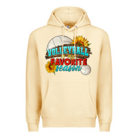 Pina Colada volleyball is my favorite season Premium Hoodie - HRA Design Shop