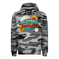 Slate Camo volleyball is my favorite season Premium Hoodie - HRA Design Shop