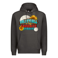 Smoke volleyball is my favorite season Premium Hoodie - HRA Design Shop