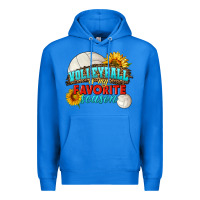 True Royal volleyball is my favorite season Premium Hoodie - HRA Design Shop