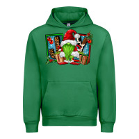 Emerald joy green gnomes Urban Hoodie - FaDigitalArtStudio