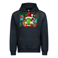 Navy joy green gnomes Urban Hoodie - FaDigitalArtStudio
