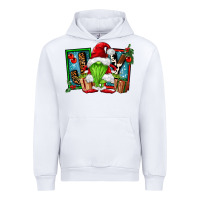 White joy green gnomes Urban Hoodie - FaDigitalArtStudio