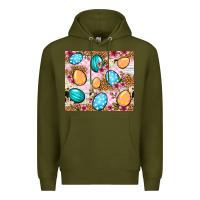 Army Green Easter eggs cowhide leopard tumbler Easter Day Premium Hoodie - Neo Western