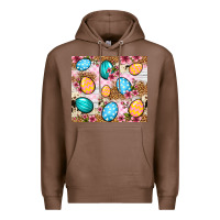 Chestnut Easter eggs cowhide leopard tumbler Easter Day Premium Hoodie - Neo Western