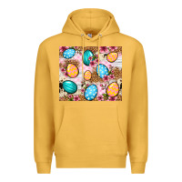 Mustard Easter eggs cowhide leopard tumbler Easter Day Premium Hoodie - Neo Western