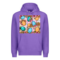 Purple Easter eggs cowhide leopard tumbler Easter Day Premium Hoodie - Neo Western