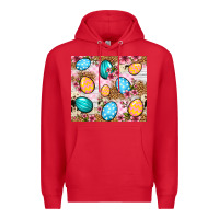 Red Easter eggs cowhide leopard tumbler Easter Day Premium Hoodie - Neo Western