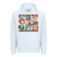 White Easter eggs cowhide leopard tumbler Easter Day Premium Hoodie - Neo Western