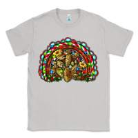 Moon Dust christmas rainbow with leopard cactus Classic Tee - RanaPortraitStore