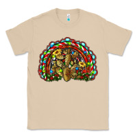Mushroom christmas rainbow with leopard cactus Classic Tee - RanaPortraitStore
